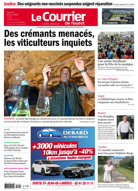 Cover of Le Courrier de l’Ouest (Nord Anjou)