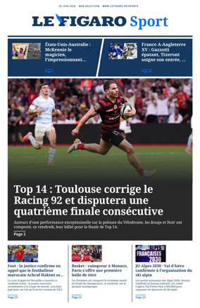 Cover of Le Figaro Sport