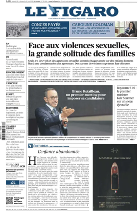 Cover of Le Figaro