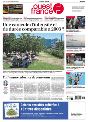 Cover of Ouest France (Manche)