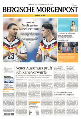 Cover of Bergische Morgenpost Wermelskirchen/Huckeswagen/Radevormwald