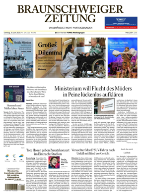Cover of Braunschweiger Zeitung (Braunschweig)