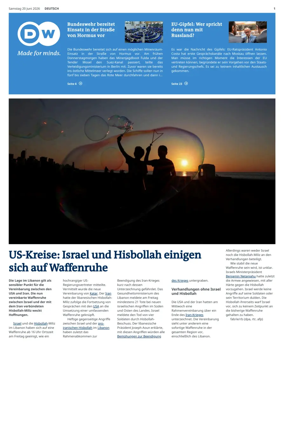 Cover of Deutsche Welle (German edition)