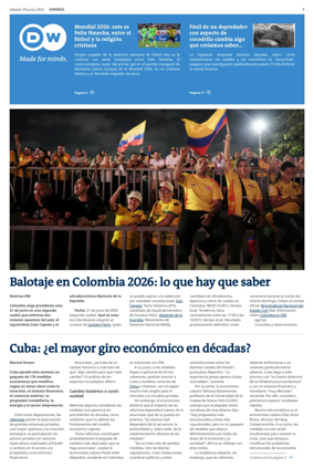 Cover of Deutsche Welle (Spanish edition)