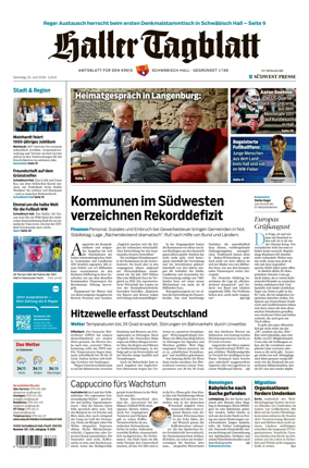 Cover of Haller Tagblatt