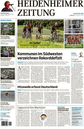 Cover of Heidenheimer Zeitung