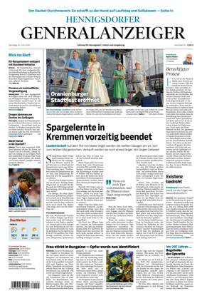 Cover of Hennigsdorfer Generalanzeiger