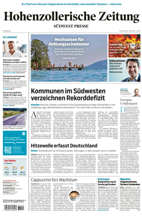Cover of Hohenzollerische Zeitung
