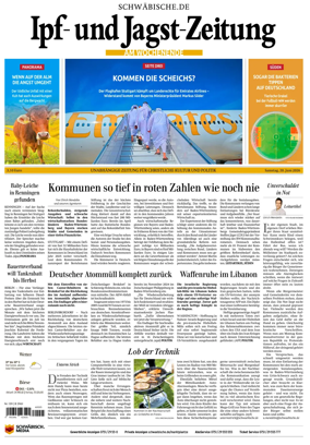 Cover of Ipf- und Jagst-Zeitung