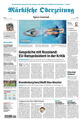Cover of Markische Oderzeitung Erkner