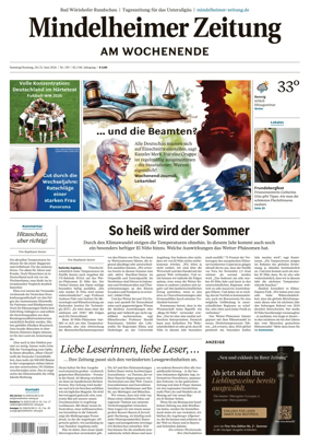 Cover of Mindelheimer Zeitung