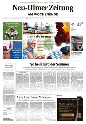 Cover of Neu-Ulmer Zeitung