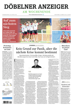 Cover of Sachsische Zeitung (Dobeln)