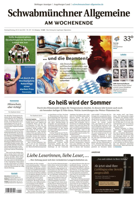 Cover of Schwabmunchner Allgemeine