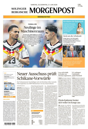 Cover of Solinger Bergische Morgenpost/Remscheid