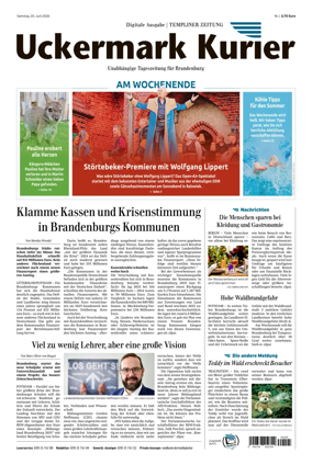 Cover of Templiner Zeitung