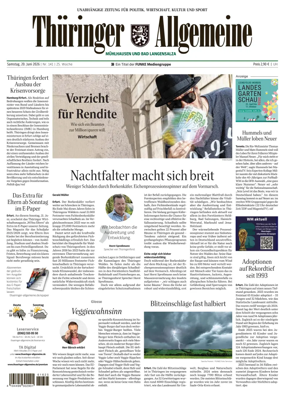 Cover of Thuringer Allgemeine (Muhlhausen und Bad Langensalza)