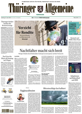 Cover of Thuringer Allgemeine (Nordhausen)