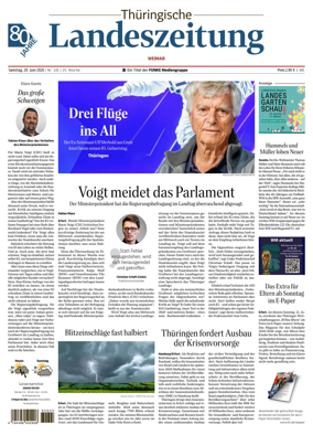 Cover of Thuringische Landeszeitung (Weimar)