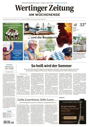 Cover of Wertinger Zeitung