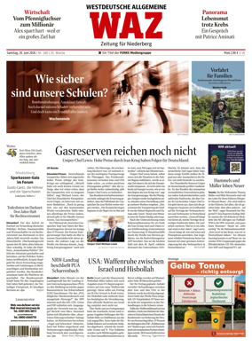 Cover of Westdeutsche Allgemeine Zeitung (Velbert)