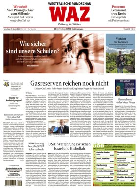 Cover of Westdeutsche Allgemeine Zeitung (Witten)
