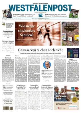 Cover of Westfalenpost (Menden)