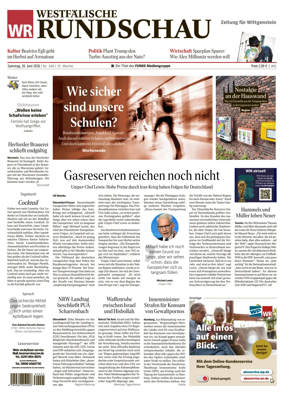 Cover of Westfalische Rundschau (Bad Berleburg Wittgenstein)