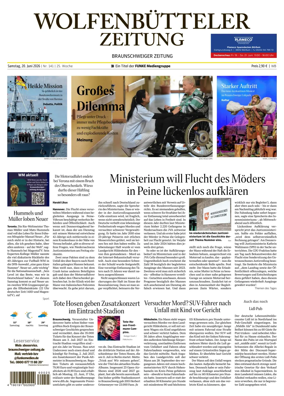 Cover of Wolfenbutteler Zeitung