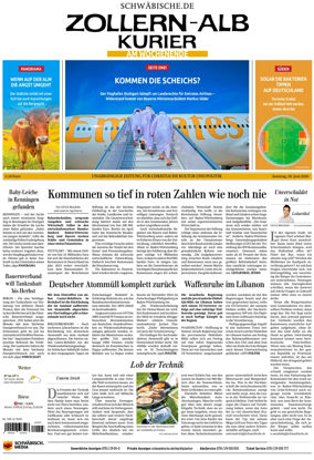 Cover of Zollern-Alb-Kurier (Balingen)