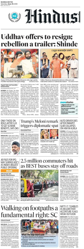 Cover of Hindustan Times ST (Mumbai)