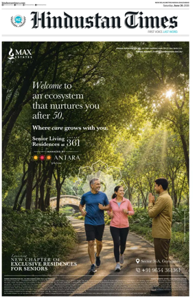 Cover of Hindustan Times ST (Noida)