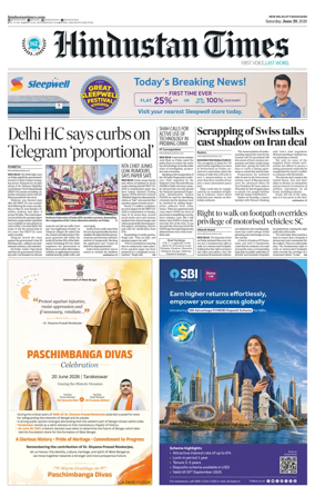 Cover of Hindustan Times Uttarakhand