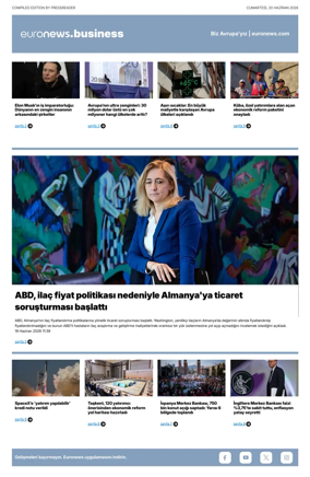 Cover of Euronews Business (Turkish) Compiled Editions