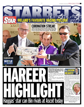 Cover of Irish Daily Star - Starbets