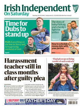 Cover of Irish Independent