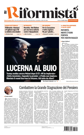 Cover of Il Riformista (Italy)