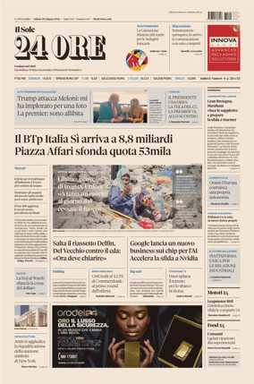 Cover of Il Sole 24 Ore