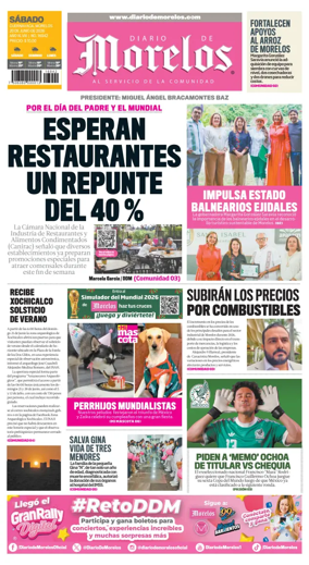 Cover of Diario de Morelos