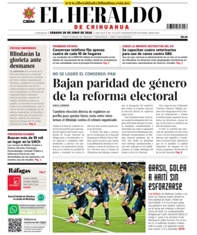 Cover of El Heraldo de Chihuahua