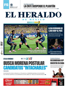 Cover of El Heraldo de Mexico