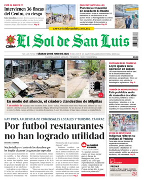 Cover of El Sol de San Luis Potosi