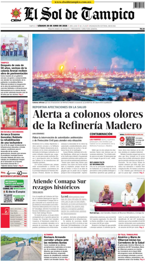 Cover of El Sol de Tampico