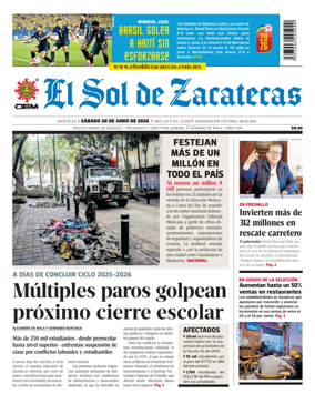 Cover of El Sol de Zacatecas