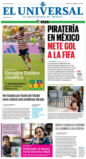 Cover of El Universal