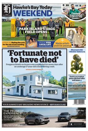 Cover of Hawke's Bay Today