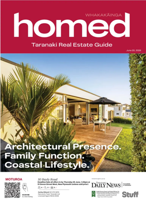 Cover of Homed Taranaki Daily News