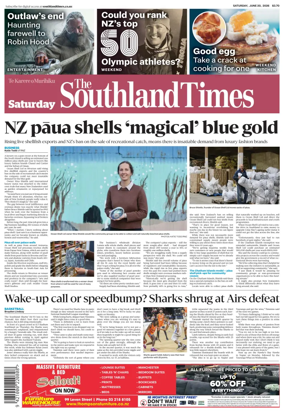 Cover of The Southland Times