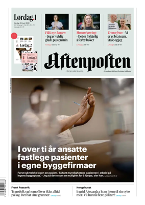 Cover of Aftenposten