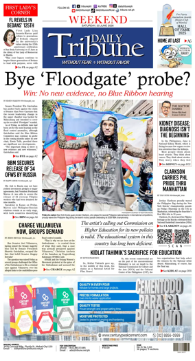 Cover of Daily Tribune (Philippines)